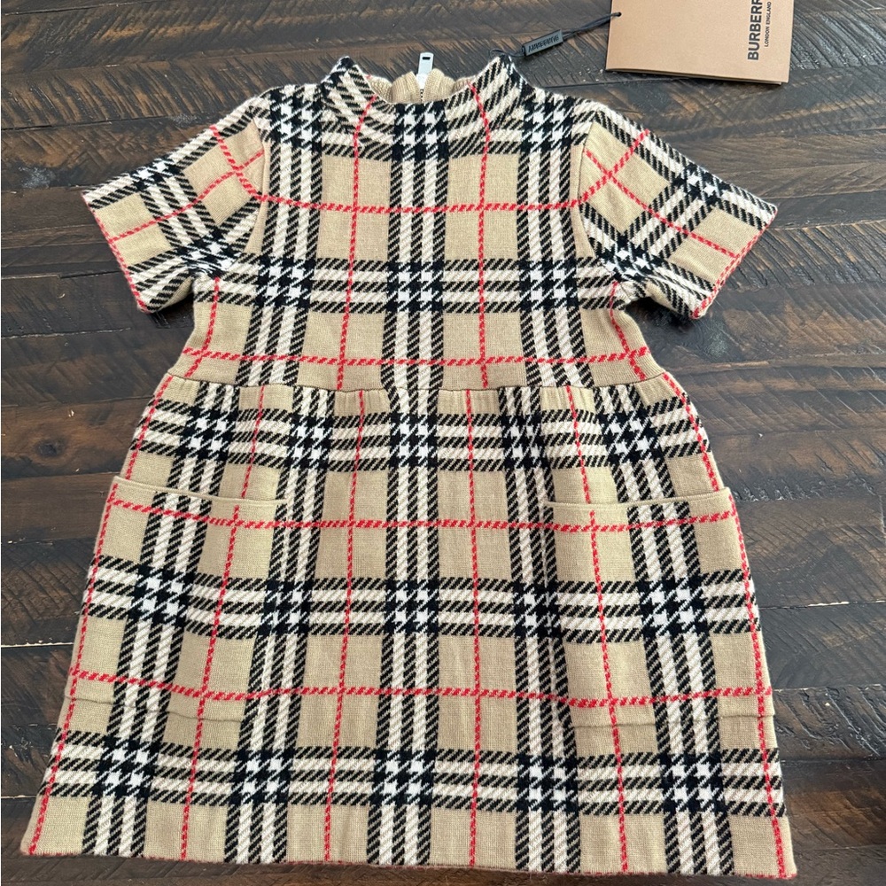 Burberry Denise Check Dress NEW W/TAGS 18mo